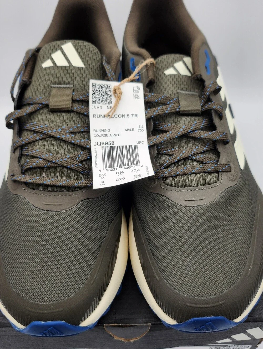 Adidas Run Falcon 5 Trail Running Shoes / NWT (Has Box) / Size 9 Men Or 10 Women